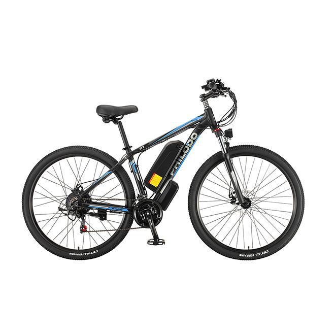 29インチ電動アシスト自転車48V13Ah1000W時速45キロ 外装シマノ21段変速 DYISLAND油圧ブレーキ USB充電機能/携帯ホルダー付き/フェンダー付き P7Blue(66261円)