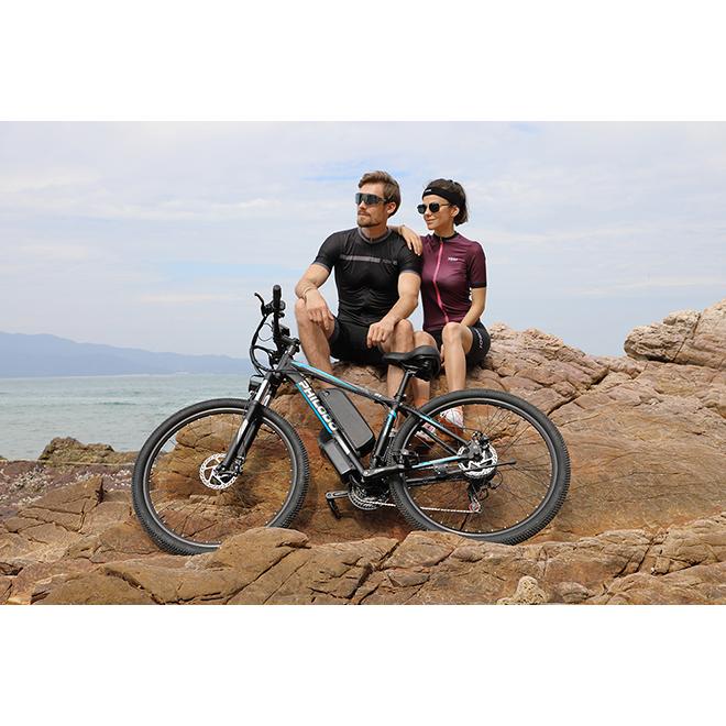 ［即日発送］ 29インチ電動アシスト自転車48V13Ah1000W時速45キロ 外装シマノ21段変速 DYISLAND油圧ブレーキ USB充電機能/携帯ホルダー付き/フェンダー付き P7Blue 【PE1856761497】(66261円)