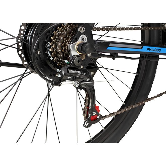 ［即日発送］ 29インチ電動アシスト自転車48V13Ah1000W時速45キロ 外装シマノ21段変速 DYISLAND油圧ブレーキ USB充電機能/携帯ホルダー付き/フェンダー付き P7Blue 【PE1856761497】(66261円)