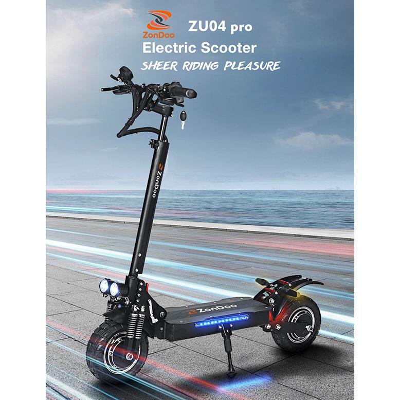 10インチ電動キックボード 52V 28.8Ah 2400W駆動力 最大時速65km/h