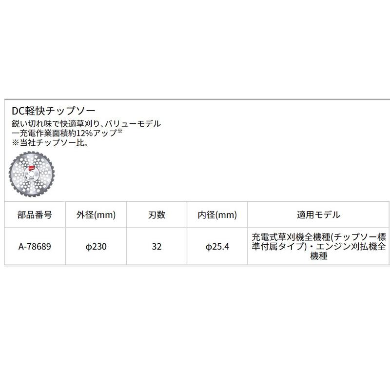 yuuu) 送料分として Amazon.co.jp: マキタ DC軽快チップソー 230mm (A-78689) : DIY