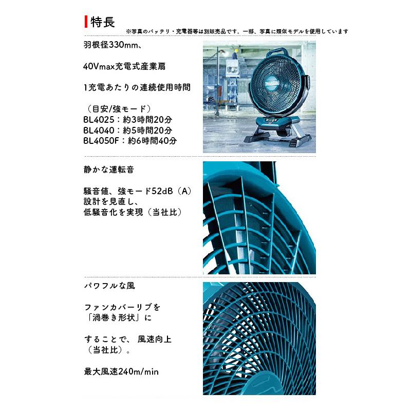 マキタ（makita） 【正規店】 makita 40V 充電式ファン 扇風機 CF002GZ