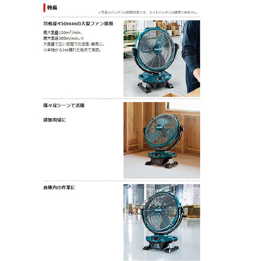マキタ（makita） 【正規店】マキタ扇風機 40Vmax&18V対応 充電式産業