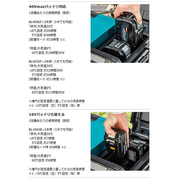 マキタ 【正規店】マキタ 充電式 保冷温庫 CW004GZO オリーブ 40V 18V