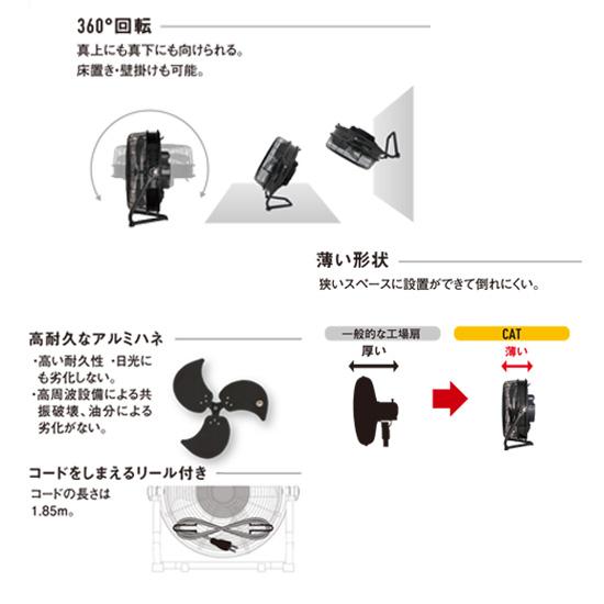 マキタ 【正規品】CAT フロアーファン 黒 EEMF-18S180BK 45cm マキタ 【正規品】CAT フロアーファン 黒 EEMF-18S180BK 45cm