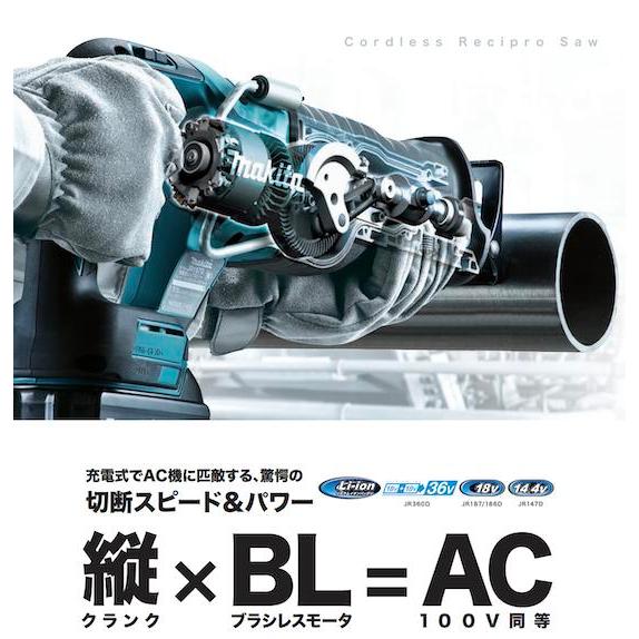 マキタ 【正規店】 充電式レシプロソー JR187DRGX 付属品 マキタ 【正規店】 充電式レシプロソー JR187DRGX 付属品