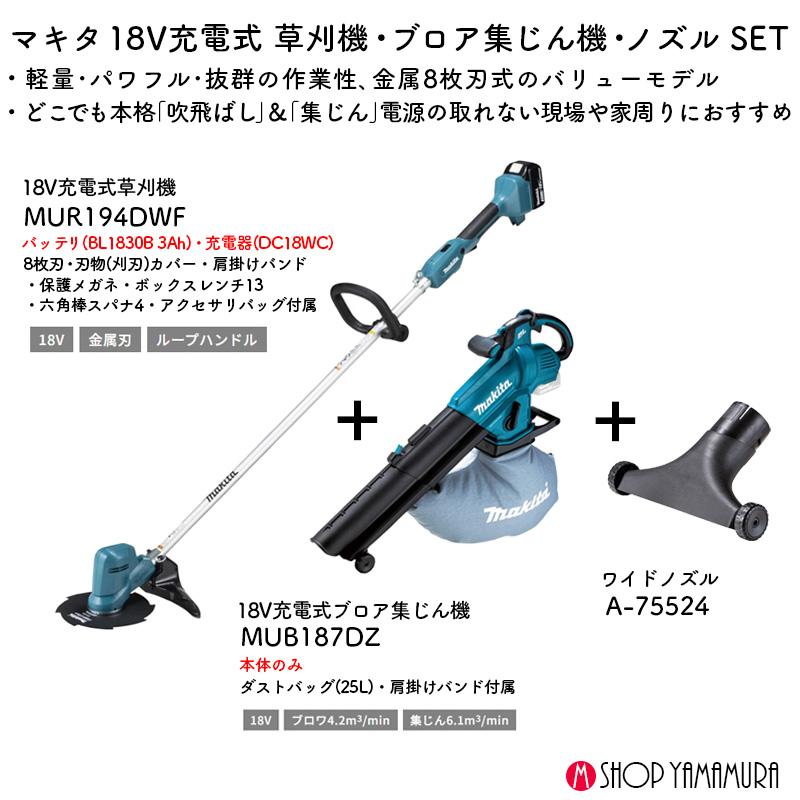 マキタ（makita） 【もっと草刈り吹き飛ばしセット】マキタ 草刈り機と 