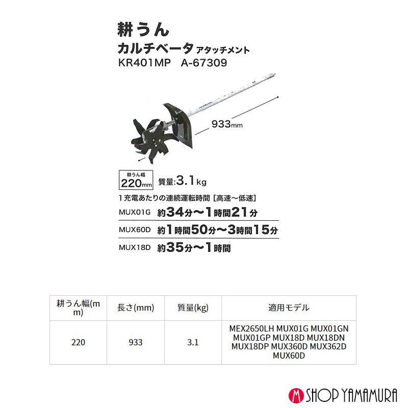 マキタ（makita） 【耕うんset】【正規店】マキタ 18V充電式スプリット