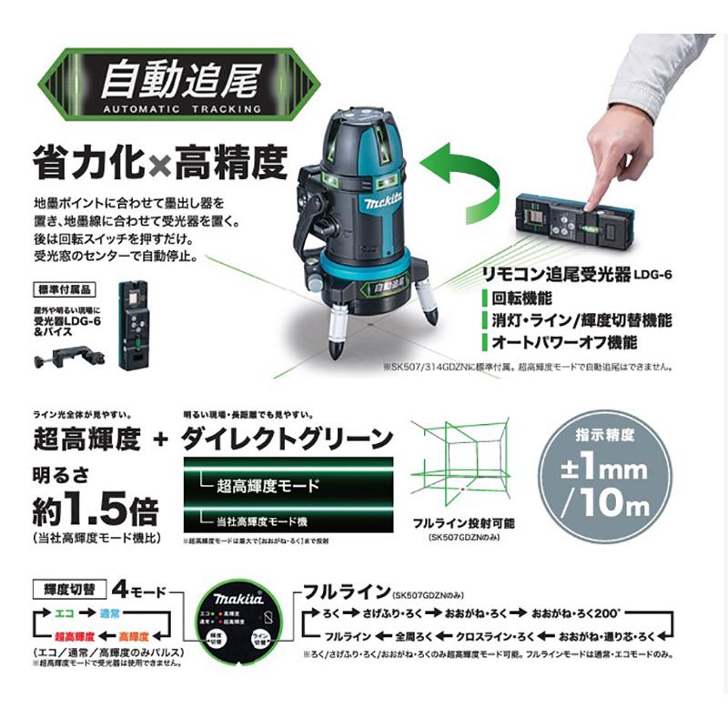 マキタ（makita） 【正規店】 充電式屋内・屋外兼用追尾墨出し器 