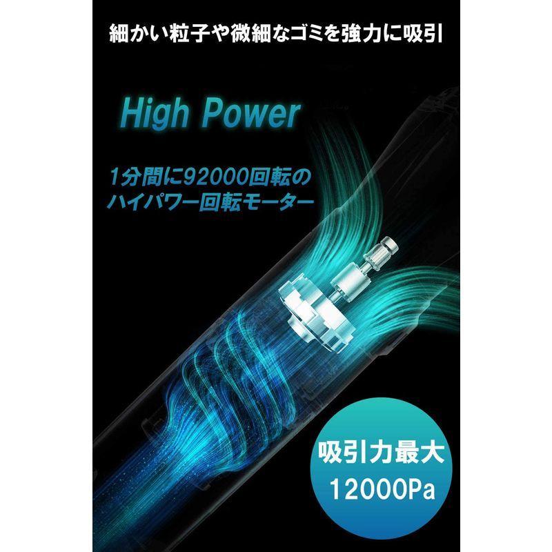 春新作の ハンディクリーナー Izell コードレス 車 掃除機 軽量 延長ノズル等のフルセットでコスパも 100pa 吸引力 強力 小型掃除機 掃除機 クリーナー
