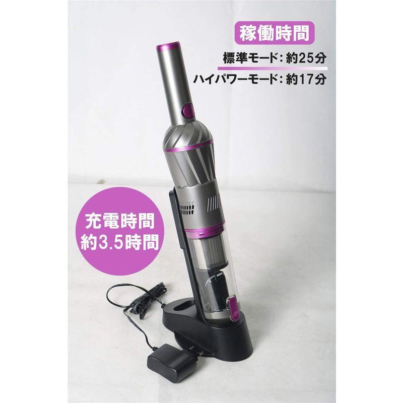 春新作の ハンディクリーナー Izell コードレス 車 掃除機 軽量 延長ノズル等のフルセットでコスパも 100pa 吸引力 強力 小型掃除機 掃除機 クリーナー