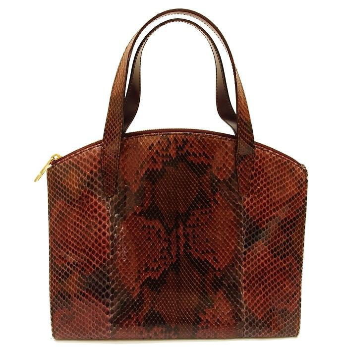 GUCCI（グッチ） 000-2058-0569-0 ハンドバッグ パイソン ボルドー 