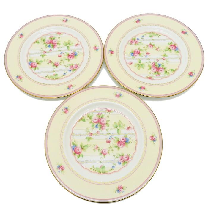 Noritake ノリタケ 皿 プレート 3枚セット フラワー 花柄 27cm 食器 N 真子質店 ヤフーショッピング店 通販 Yahoo ショッピング