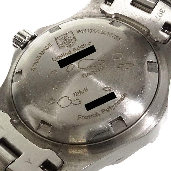 最終価格TAG HEUER エクスクルーシブ ランギロアタヒチ 限定品 良品 タグホイヤー エクスクルーシブ ランギロア・タヒチ3000本限定