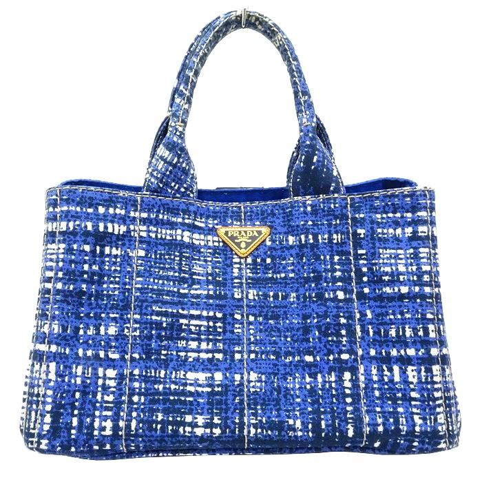 PRADA PRADA/プラダ カナパ B1877B ツイード柄 トートバッグ PRADA PRADA/プラダ カナパ B1877B ツイード柄 トートバッグ