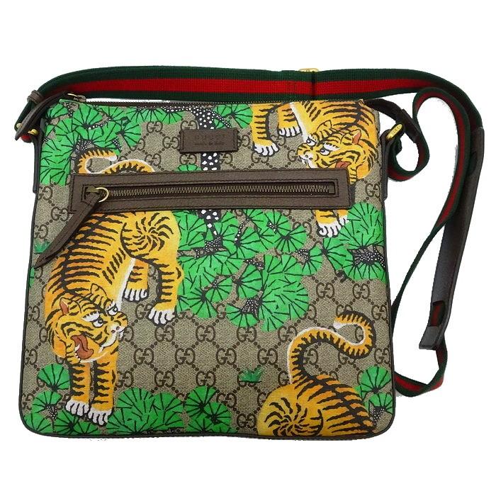 GUCCI/グッチ GGスプリーム 406408 525040 ショルダーバッグ PVC  