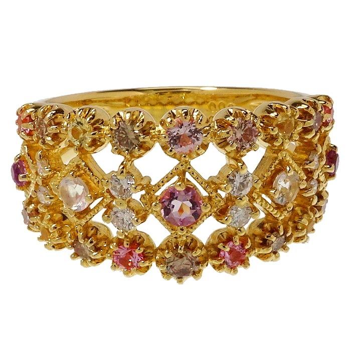 11号STAR JEWELRY/スタージュエリー ダイヤモンド 計0.15ct ピンク 