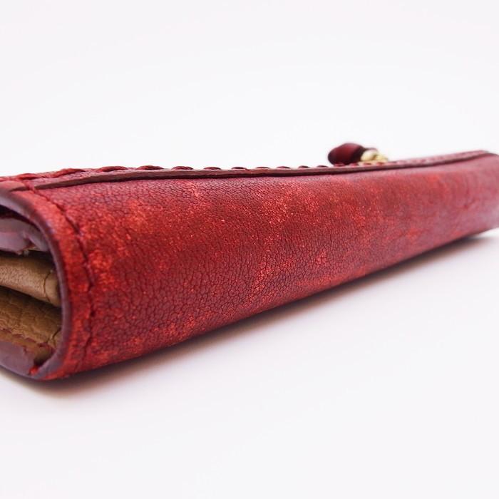 Chloe（クロエ） 長財布 レザー えんじ色 レディース : 真子質店