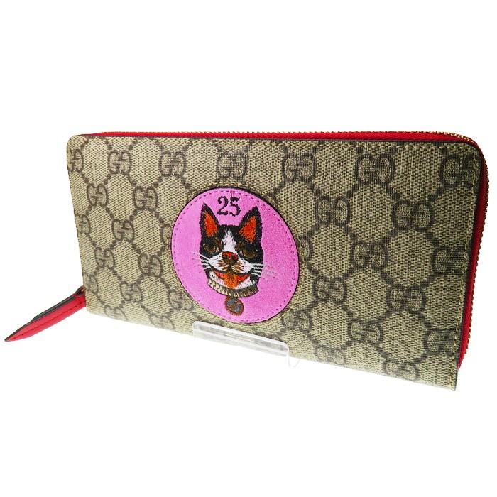 GUCCI GUCCI/グッチ GGスプリーム 506279 猫型ワッペン ラウンド GUCCI GUCCI/グッチ GGスプリーム 506279 猫型ワッペン ラウンド