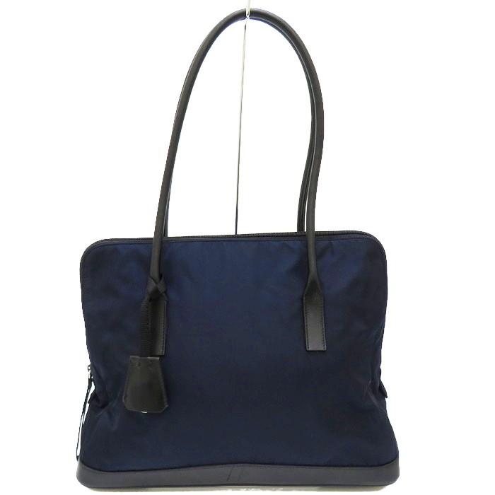PRADA（プラダ） B10066 トートバッグ/テスートナイロン×レザー