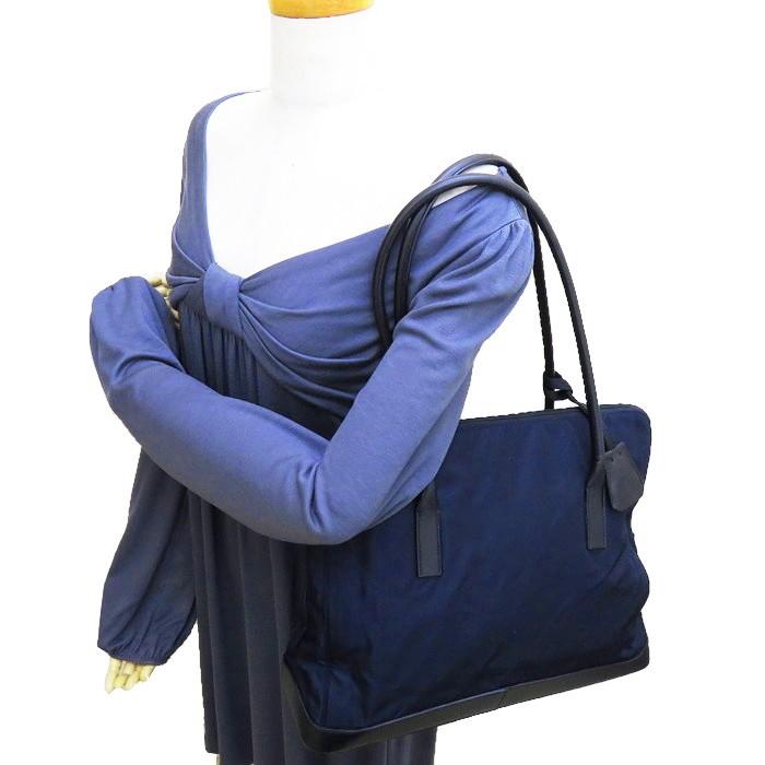 PRADA（プラダ） B10066 トートバッグ/テスートナイロン×レザー 