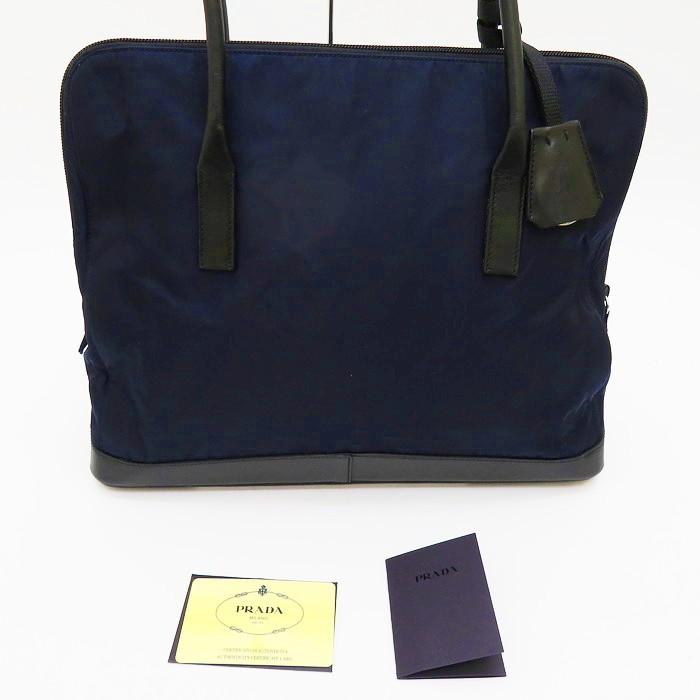 PRADA（プラダ） B10066 トートバッグ/テスートナイロン×レザー 