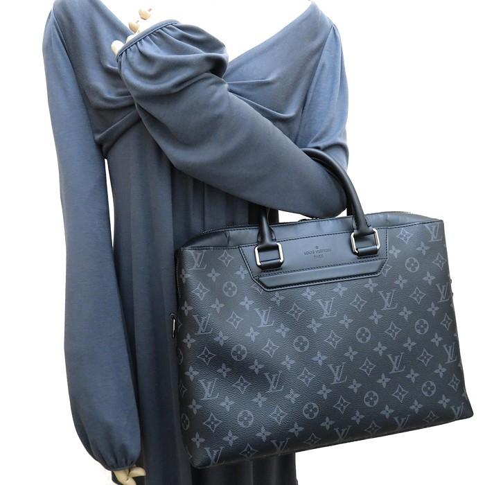 希少美品 ルイヴィトン モノグラム エクリプス オディセ ビジネスバッグ LOUIS VUITTON ルイヴィトン セカンドバッグ ラウンドファスナー