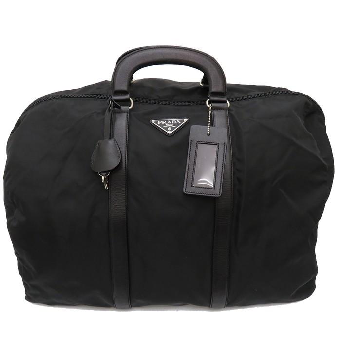 PRADA（プラダ） V128 ボストンバッグ/テスートナイロン×レザー