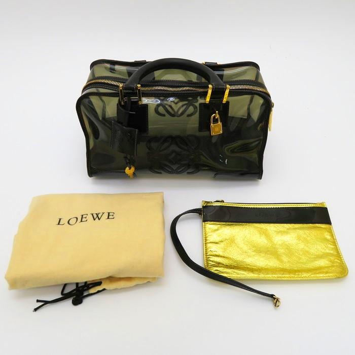 LOEWE ロエベ　バッグ　限定 アマソナ 28 クリア　黒 LOEWE LOEWE/ロエベ アマソナ28 ポーチ付 クリア 透明