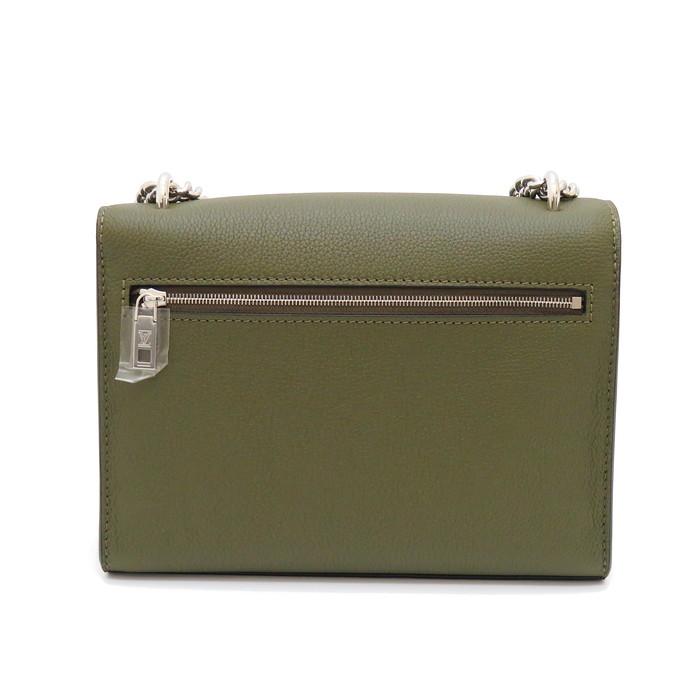 ★3日以内返品可★ 美品 LOUIS VUITTON ルイ・ヴィトン カーフレザー マイロックミー BB M55522 ショルダーバッグ ブラック・ベージュ・グリーン カーフレザー レディース LOUIS VUITTON（ルイ・ヴィトン） マイロックミーBB M55522 未使用