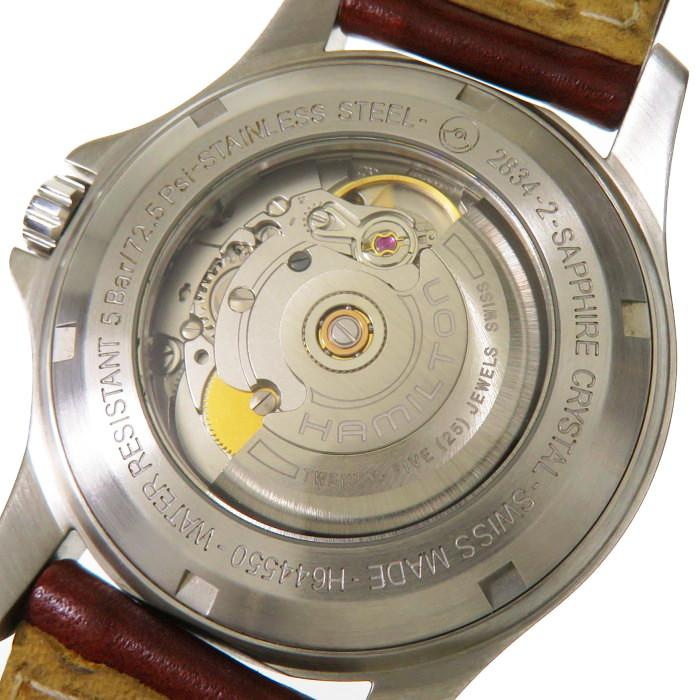 HAMILTON（ハミルトン） カーキキング デイデイト H644550 40mm 裏