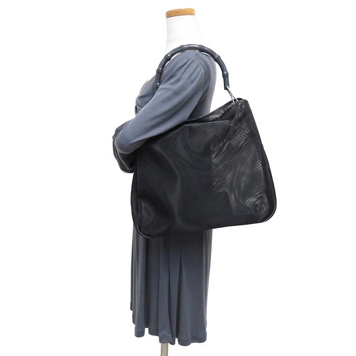 GUCCI（グッチ） 0015577 002214 バンブー メッシュ トートバッグ 
