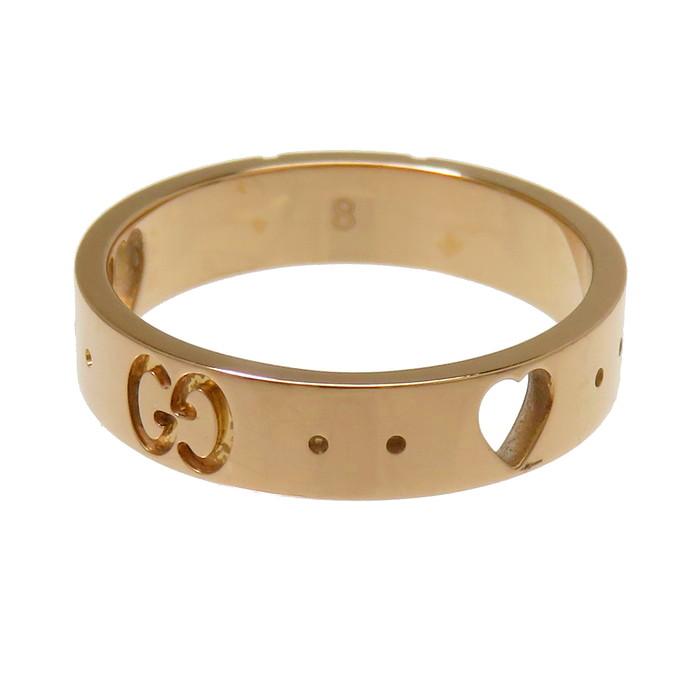 GUCCI（グッチ） 8号GUCCI/グッチ アイコン アモール ハート リング 