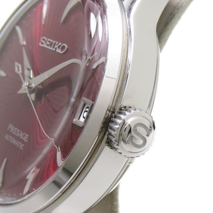 SEIKO/セイコー プレサージュ カクテルタイム SRRY027 4R35-02T0 キール・ロワイヤル 腕時計 自動巻き ワインレッド文字盤  レディース