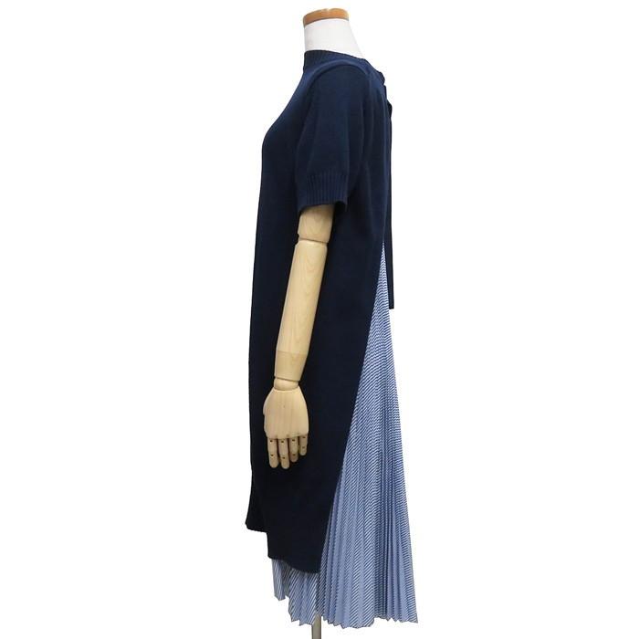 sacai Sacai/サカイ 19-04303 切替 ドッキング ワンピース sacai Sacai/サカイ 19-04303 切替 ドッキング ワンピース