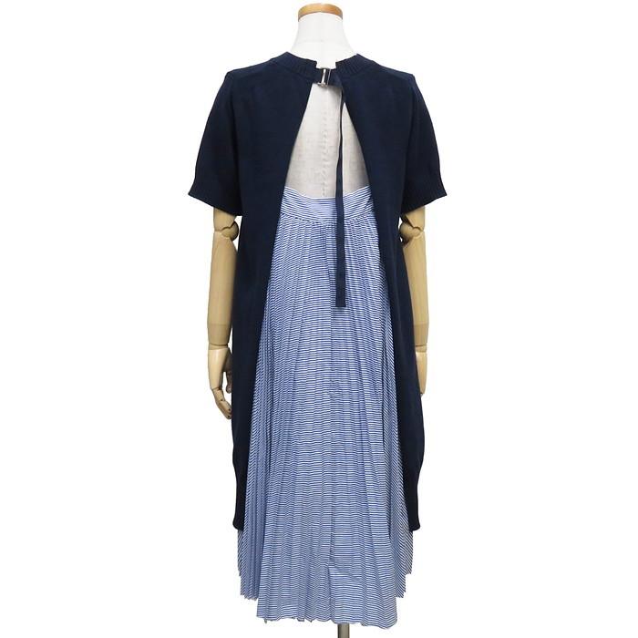 sacai Sacai/サカイ 19-04303 切替 ドッキング ワンピース sacai Sacai/サカイ 19-04303 切替 ドッキング ワンピース