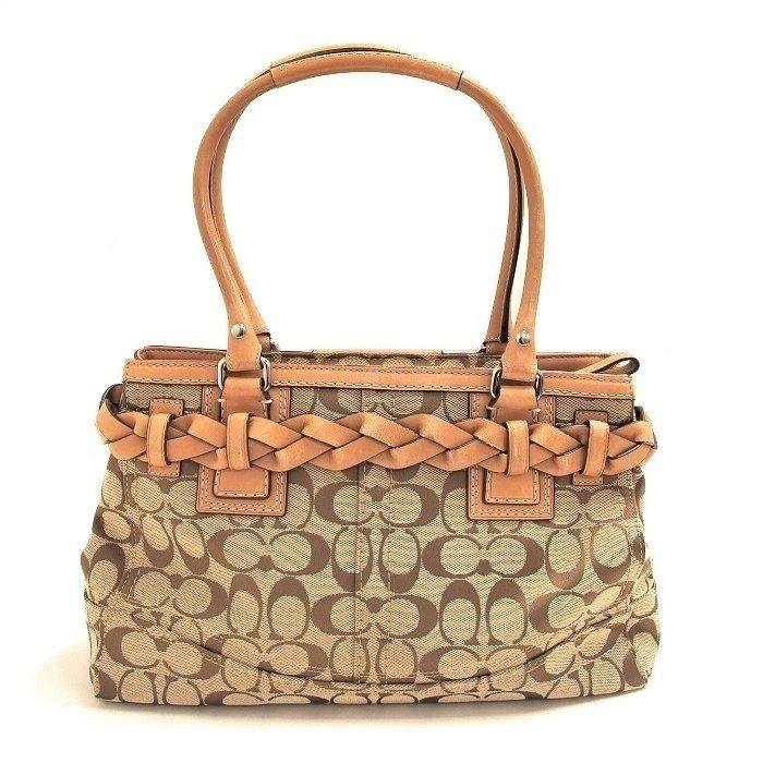 COACH（コーチ） シグネチャー F15665 トートバッグ キャンバス 