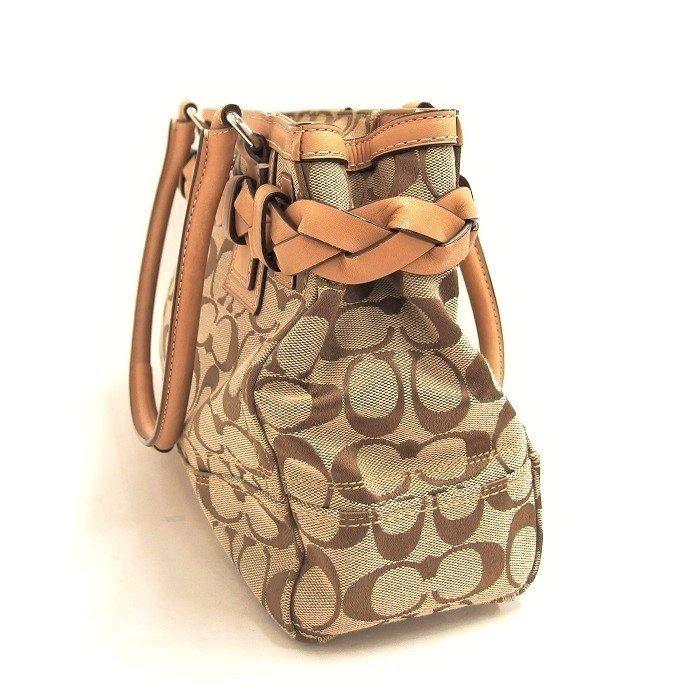 COACH（コーチ） シグネチャー F15665 トートバッグ キャンバス 