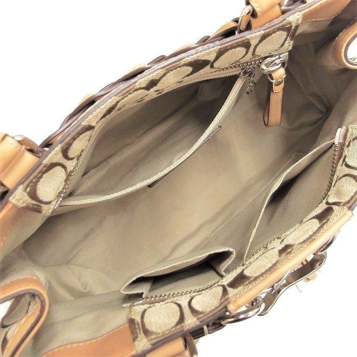 COACH（コーチ） シグネチャー F15665 トートバッグ キャンバス 