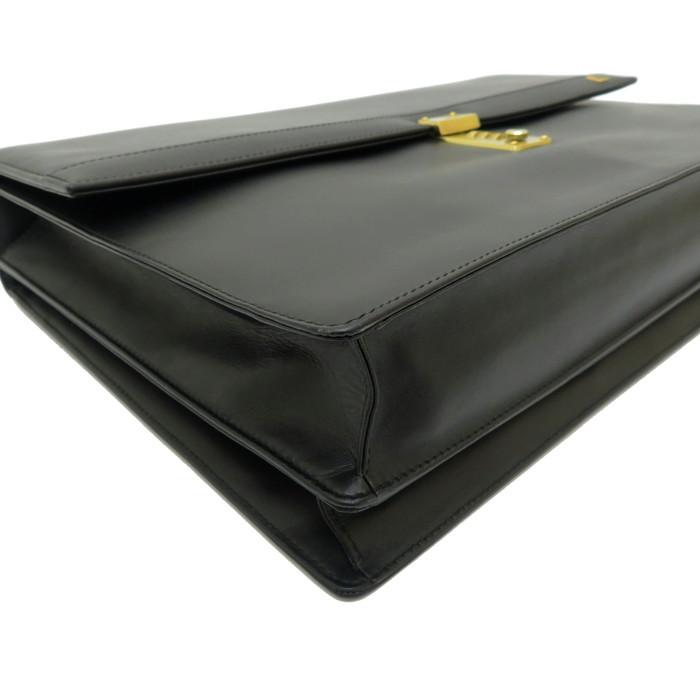 【美品】ダンヒル　ビジネスバッグ　A4収納可能　ブラック　レザー　ダイヤルロック dunhill Dunhill/ダンヒル 3ダイヤルロック ビジネスバッグ