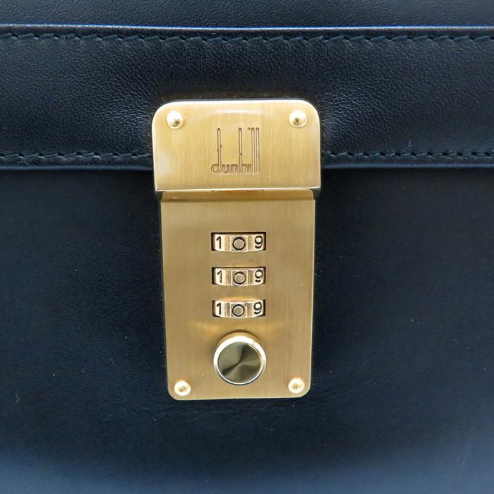 【美品】ダンヒル　ビジネスバッグ　A4収納可能　ブラック　レザー　ダイヤルロック dunhill Dunhill/ダンヒル 3ダイヤルロック ビジネスバッグ