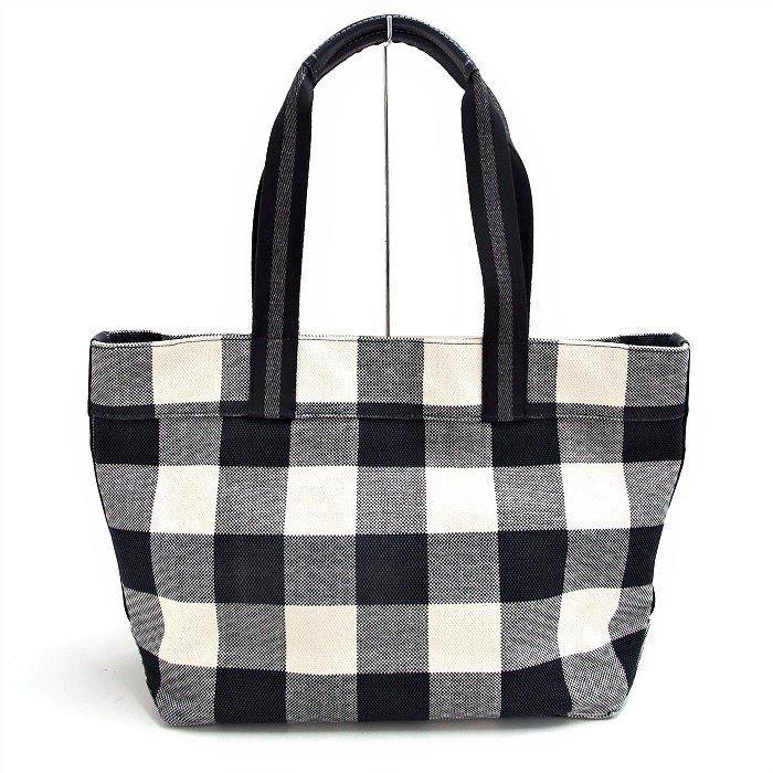 COACH（コーチ） ギンガムチェック トートバッグ キャンバス/レザー 