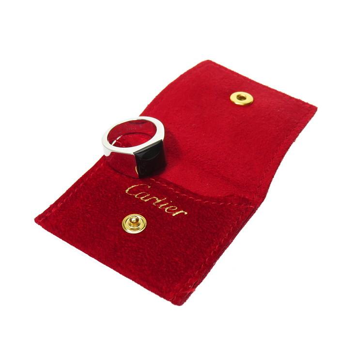 Cartier 18号CARTIER/カルティエ オニキス リング・指輪 タンク Cartier 18号CARTIER/カルティエ オニキス リング・指輪 タンク