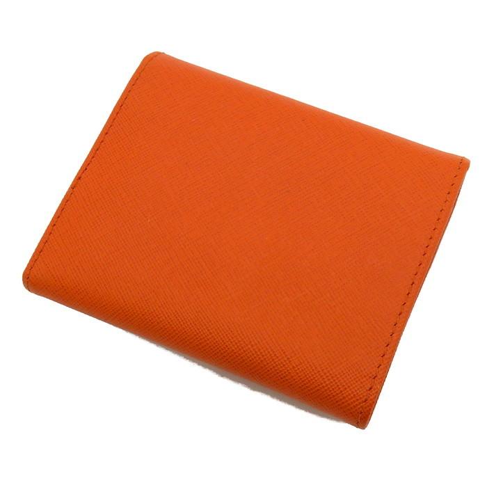 PRADA 1M0176 三つ折り財布 PRADA プラダ サフィアーノ ブルー 三つ折財布 アウトレット品 1M0176