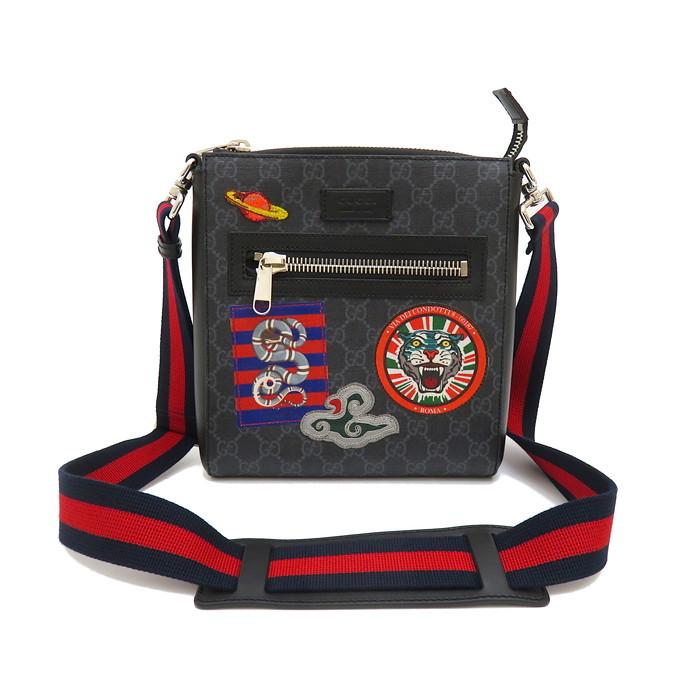 GUCCI/グッチ 547751 001998 クーリエ パッチワーク ショルダーバッグ GGスプリームキャンバス ブラック ユニセックス :  n21012002837 : 真子質店 ヤフーショッピング店 - 通販 - Yahoo!ショッピング