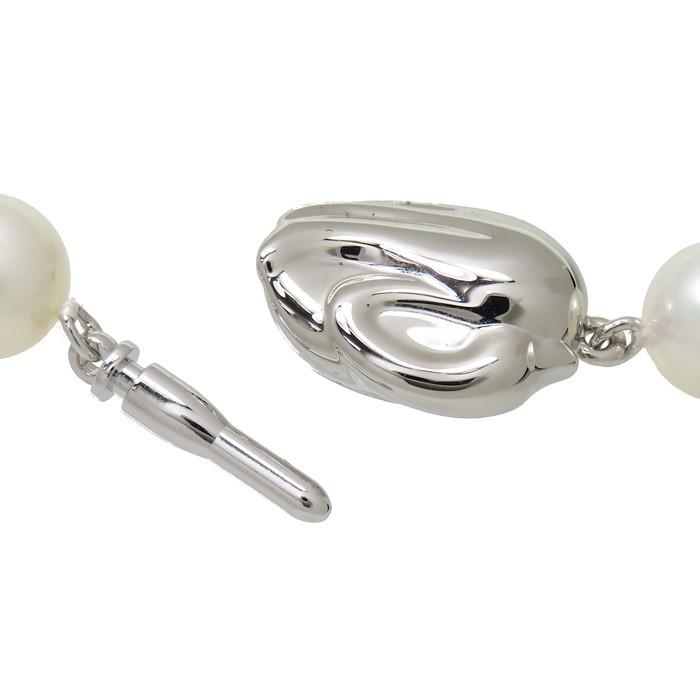 TASAKI/タサキ 一連 アコヤ真珠 約8.0〜8.4mm程度 ネックレス シルバー