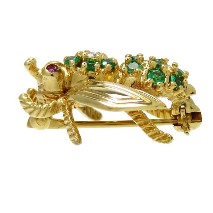 TIFFANY&Co.（ティファニー） ハチ/昆虫 エメラルド ルビー