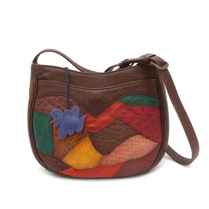 イビザ　IBIZA イビザ　ショルダーバッグ　オーストリッチ　新品 銀座ショールーム】限定花のオーストリッチバッグ – イビサ