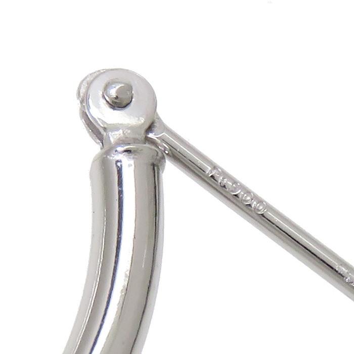 フープ ピアス Pt900プラチナ 1.5g ユニセックス : 真子質店 ヤフー