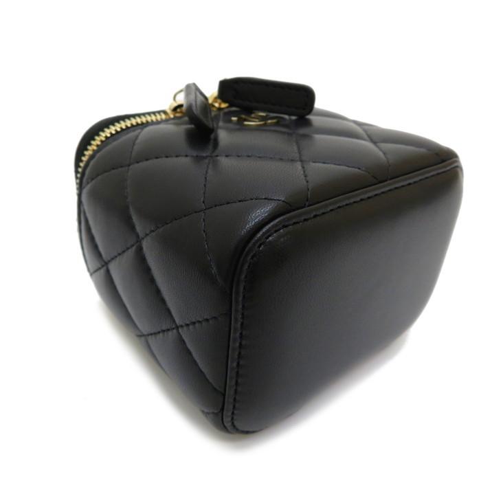 【未使用品】CHANEL シャネル ミニバニティ チェーン ショルダーバッグ ココマーク AP1340 30番台 ラムスキン ブラック 黒 ゴールド金具 レディース CHANEL（シャネル） 【未使用品】CHANEL ミニバニティ チェーン